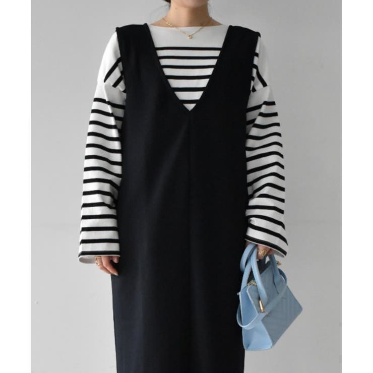 ネイビー | ひんやり！ジャンパースカート | RANAN