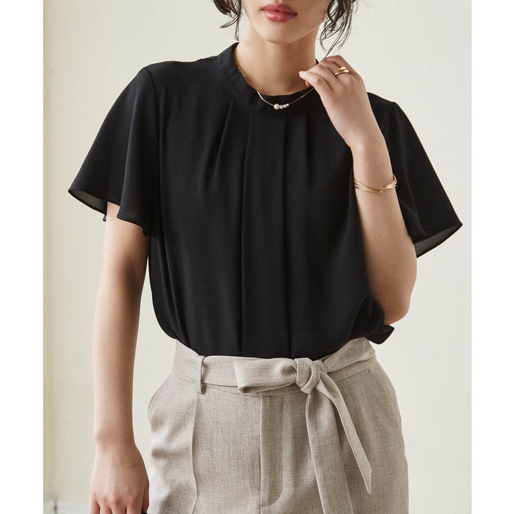 機能付タックデザインブラウス | RANAN | 詳細画像7 