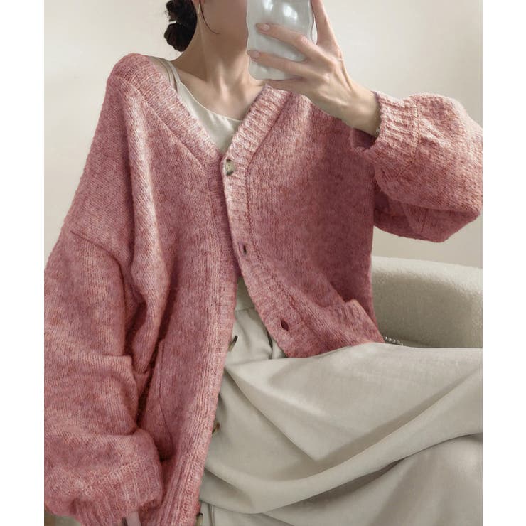 カラーオーバーカーディガン | RANAN | 詳細画像1 