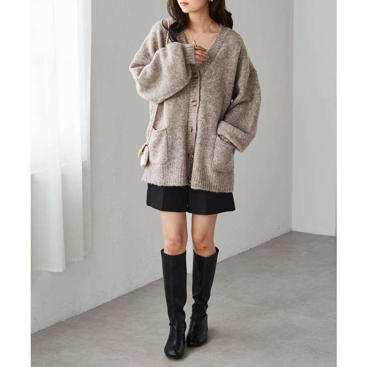 カラーオーバーカーディガン | RANAN | 詳細画像14 