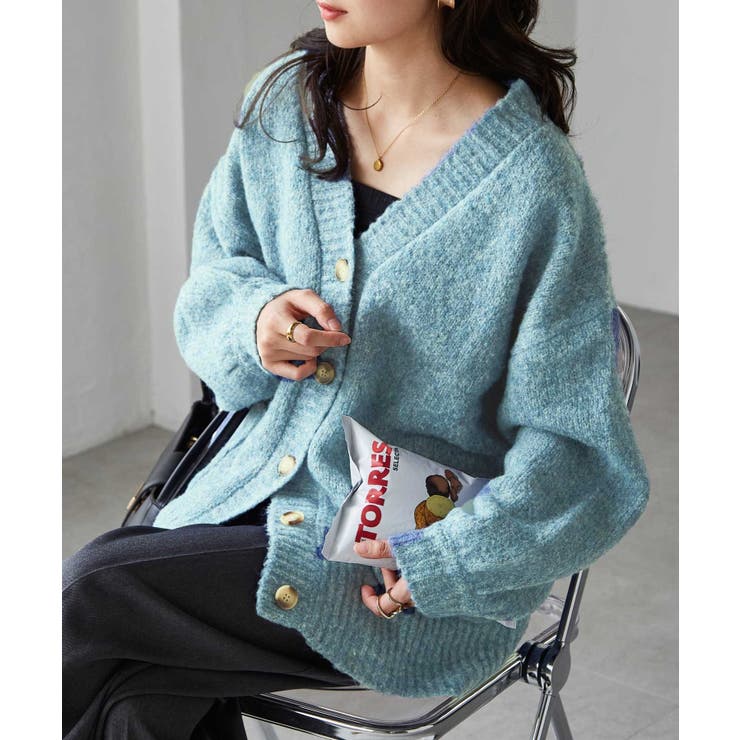 カラーオーバーカーディガン | RANAN | 詳細画像24 