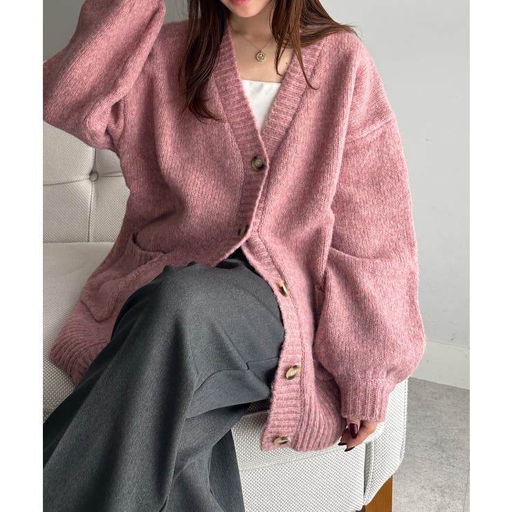 カラーオーバーカーディガン | RANAN | 詳細画像4 