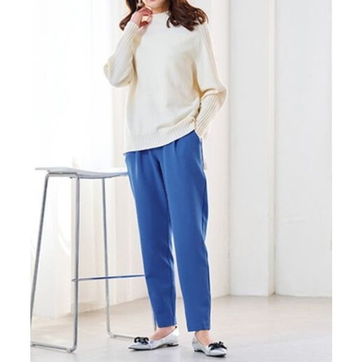 裏起毛美脚シルエットタックパンツ | RANAN | 詳細画像19 