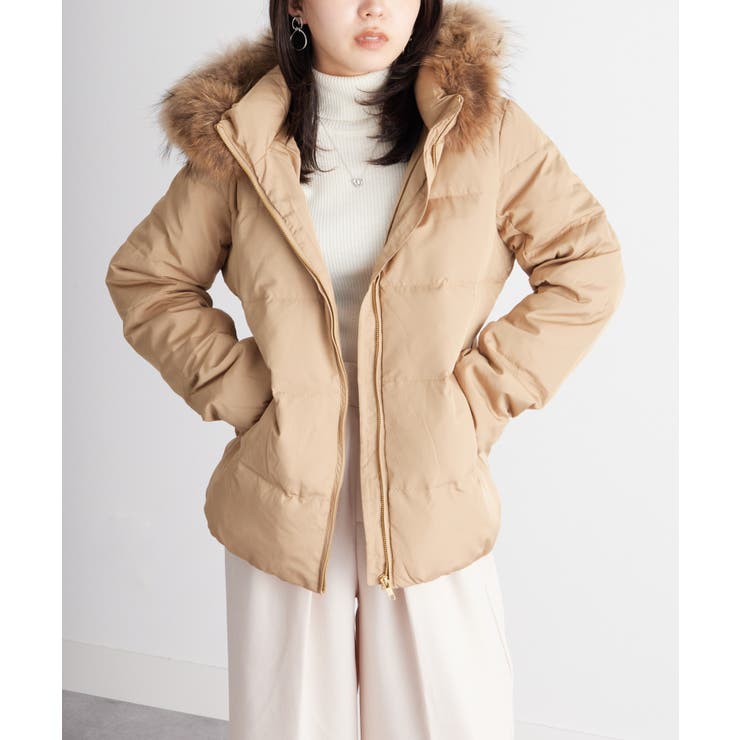 リアルファー付ダウンショートコート | RANAN | 詳細画像10 