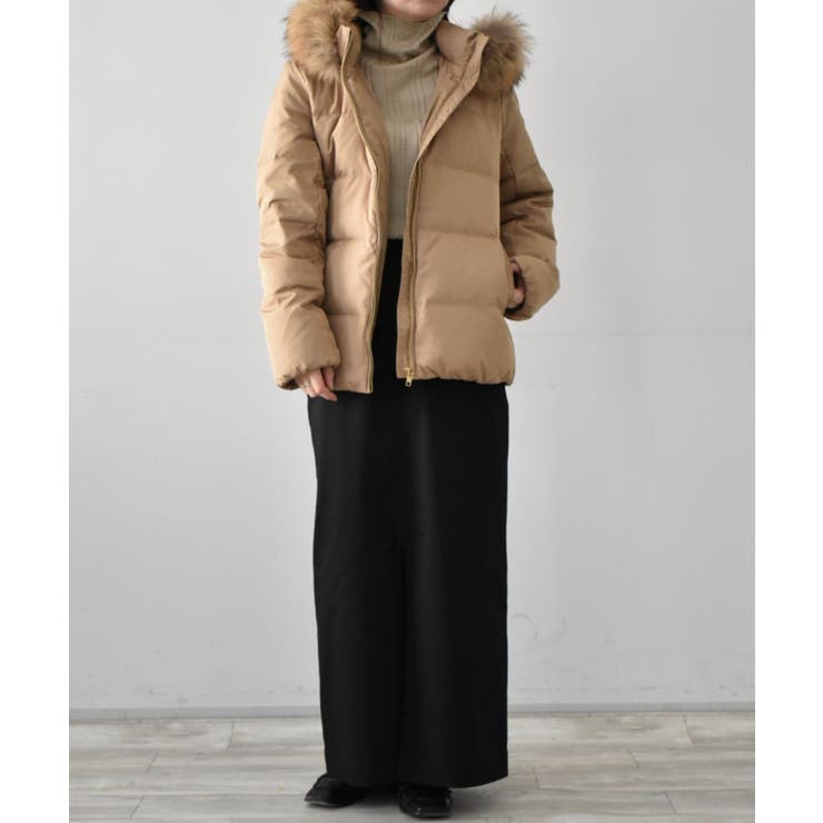 リアルファー付ダウンショートコート | RANAN | 詳細画像14 