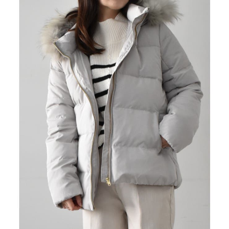 リアルファー付ダウンショートコート | RANAN | 詳細画像16 