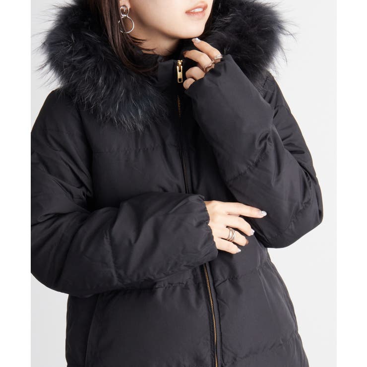 リアルファー付ダウンショートコート | RANAN | 詳細画像2 