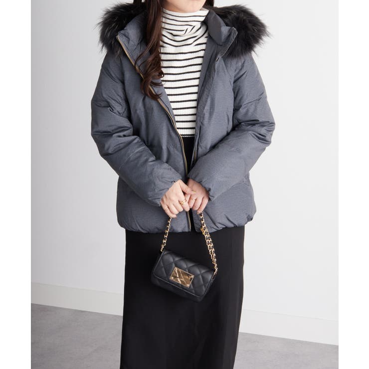 リアルファー付ダウンショートコート | RANAN | 詳細画像7 