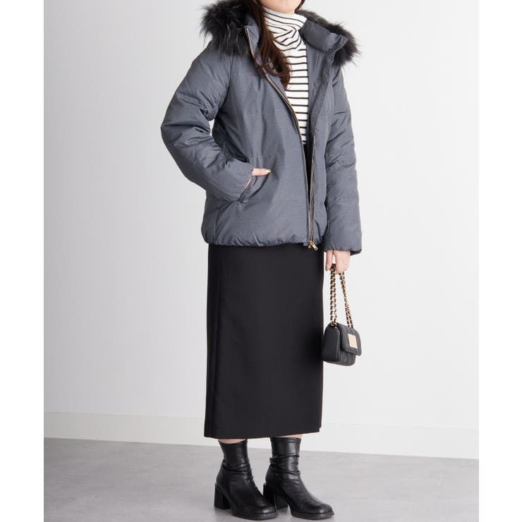 リアルファー付ダウンショートコート | RANAN | 詳細画像9 