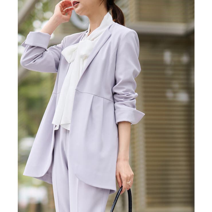 ＜２点セット＞ラウンドヘムジャケットセットアップ | RANAN | 詳細画像18 