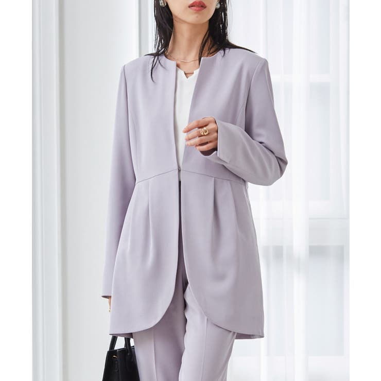 ＜２点セット＞ラウンドヘムジャケットセットアップ | RANAN | 詳細画像19 