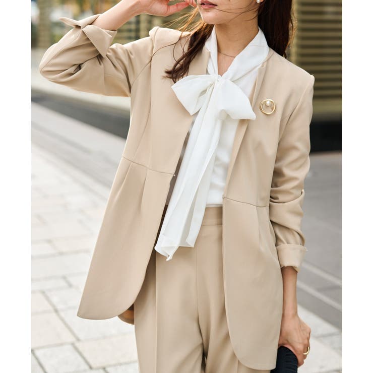 ＜２点セット＞ラウンドヘムジャケットセットアップ | RANAN | 詳細画像23 