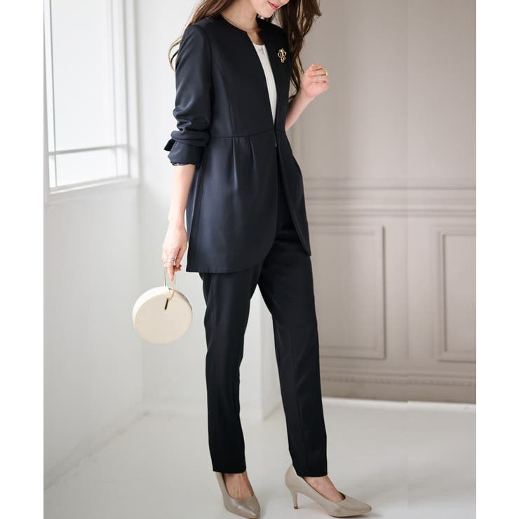 ＜２点セット＞ラウンドヘムジャケットセットアップ | RANAN | 詳細画像4 