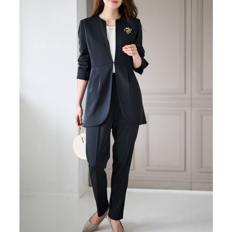 ＜２点セット＞ラウンドヘムジャケットセットアップ | RANAN | 詳細画像5 