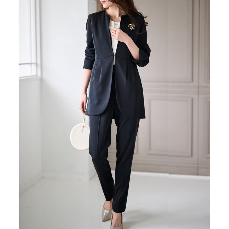 ＜２点セット＞ラウンドヘムジャケットセットアップ | RANAN | 詳細画像6 