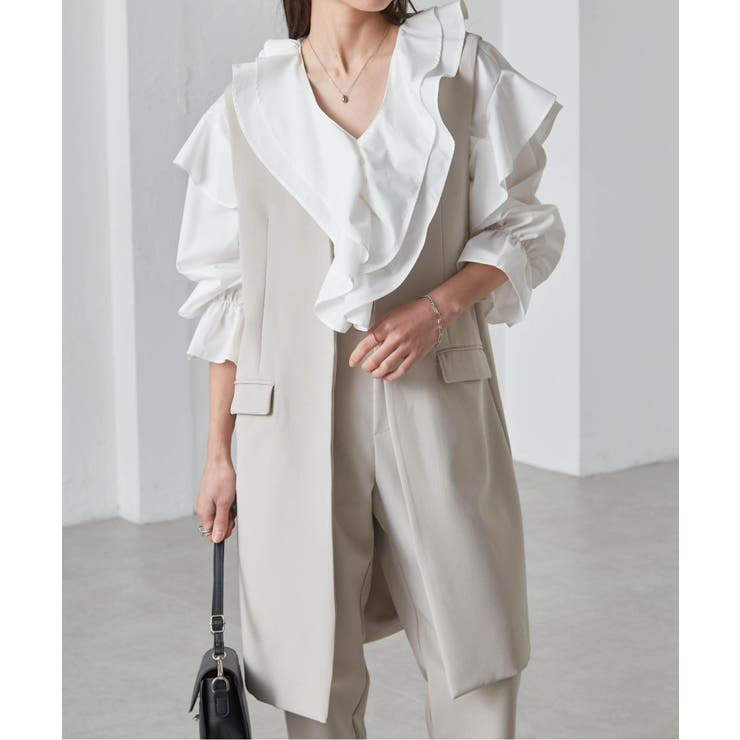 ＜２点セット＞ロングジレセットアップ | RANAN | 詳細画像17 