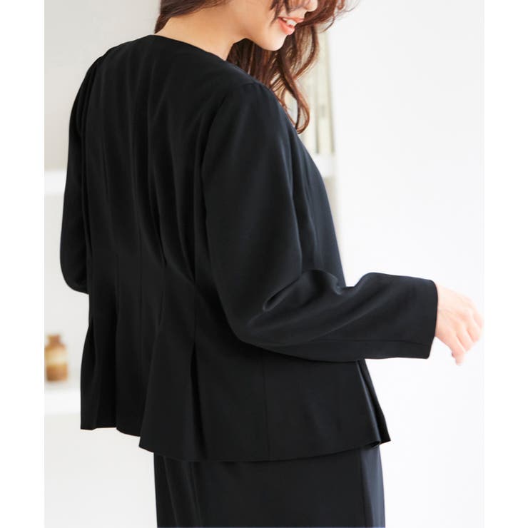 [2点SET]ペプラムジャケット＋ワンピースセットアップ | RANAN | 詳細画像20 