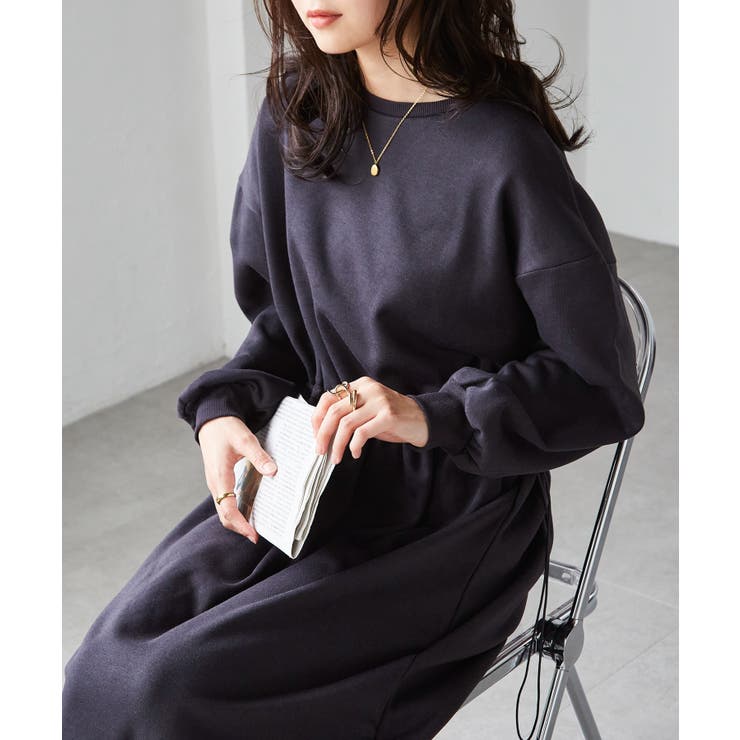 裏起毛！アンチピリング！ドロストワンピ | RANAN | 詳細画像10 