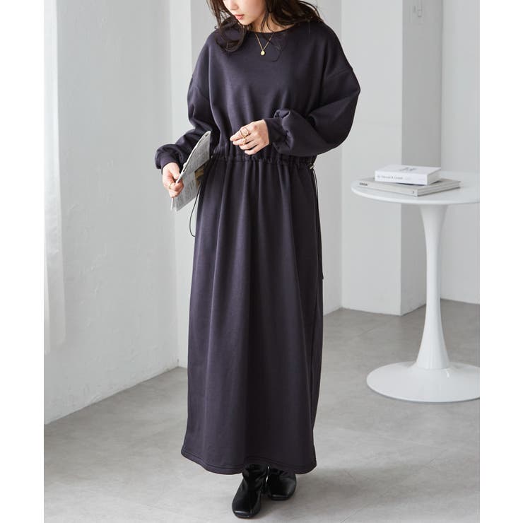 裏起毛！アンチピリング！ドロストワンピ | RANAN | 詳細画像12 