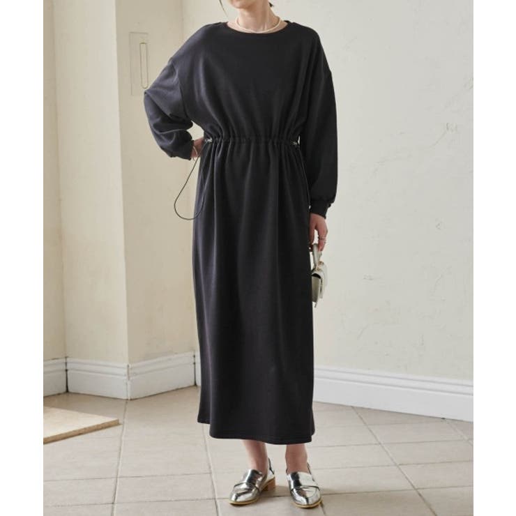 裏起毛！アンチピリング！ドロストワンピ[品番：RANW0000016]｜RANAN