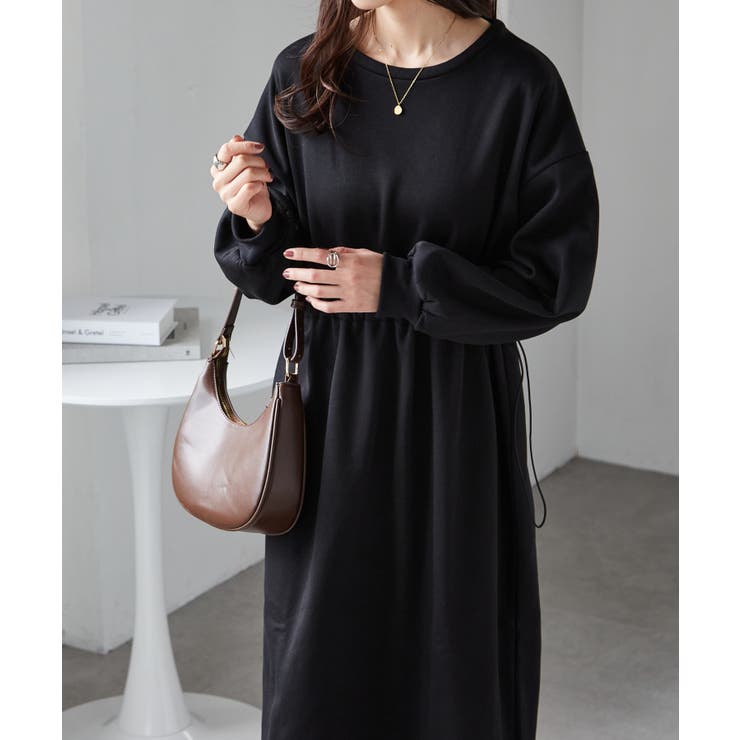 裏起毛！アンチピリング！ドロストワンピ | RANAN | 詳細画像5 