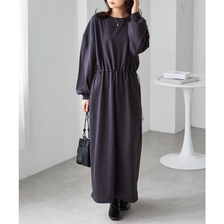 裏起毛！アンチピリング！ドロストワンピ | RANAN | 詳細画像8 