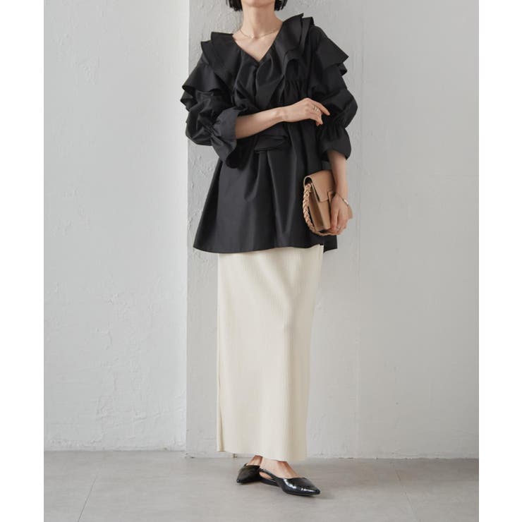 ビッグカラーフリルブラウス | RANAN | 詳細画像29 