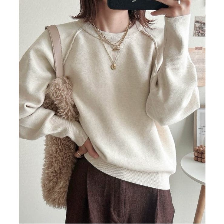 機能付！スウェットライクニット | RANAN | 詳細画像1 