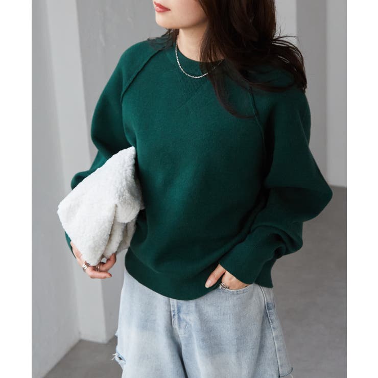 gadidanoniem ニットスウェット　POCO / GREEN gadidanoniem ニットスウェット POCO / GREEN POCO / GREEN | GADID