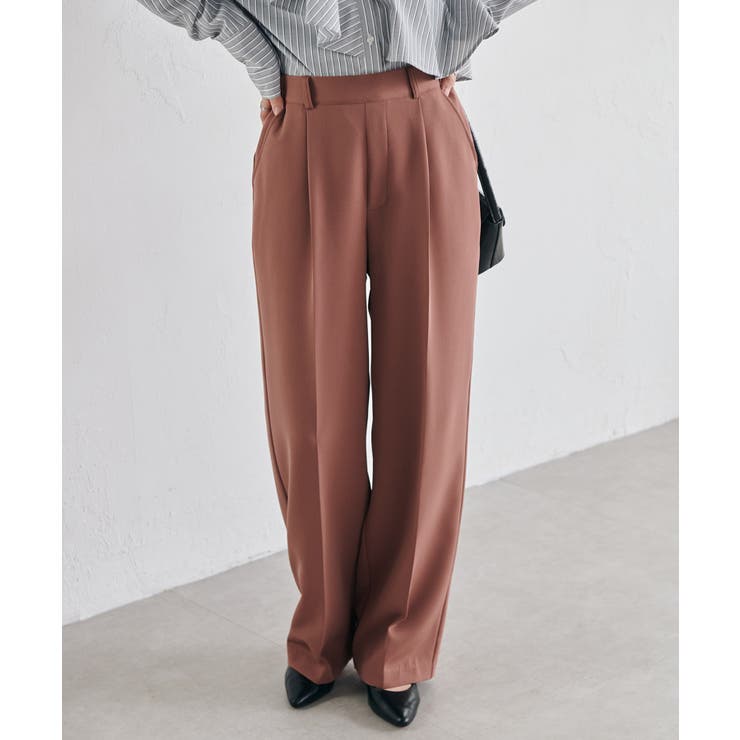 機能付！美脚シルエットセンタープレスワイドパンツ | RANAN | 詳細画像10 