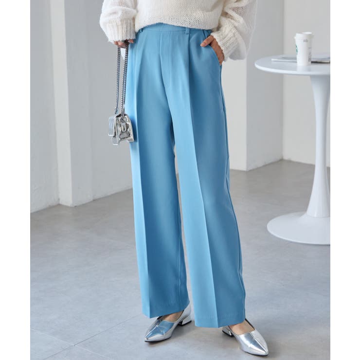 機能付！美脚シルエットセンタープレスワイドパンツ | RANAN | 詳細画像15 