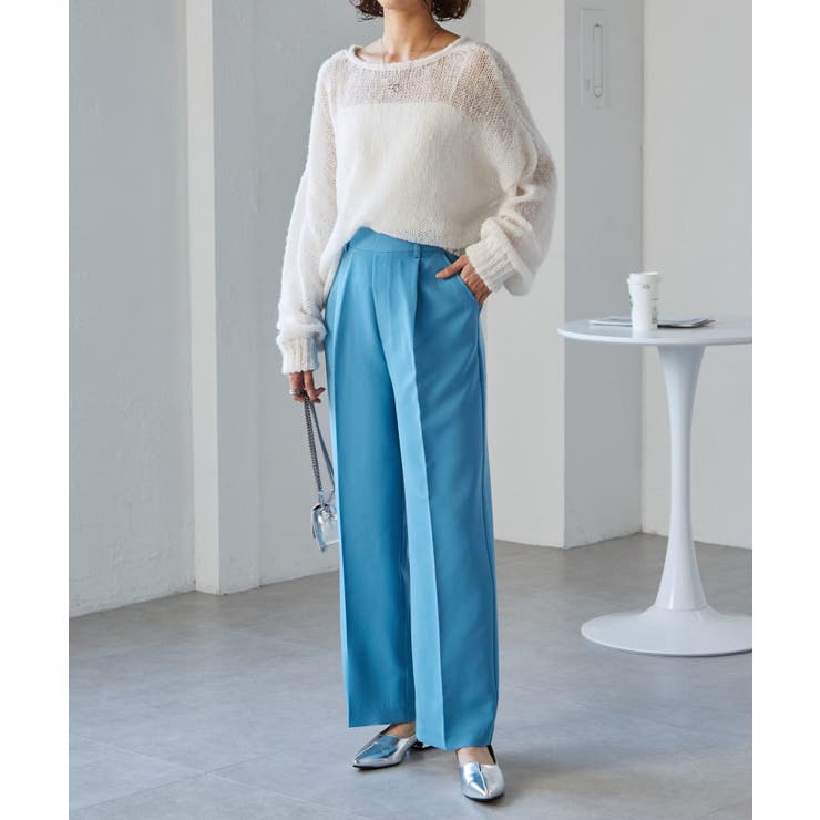 機能付！美脚シルエットセンタープレスワイドパンツ | RANAN | 詳細画像17 