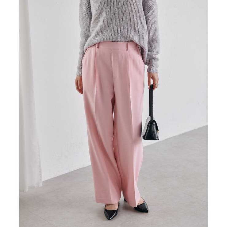 機能付！美脚シルエットセンタープレスワイドパンツ | RANAN | 詳細画像28 