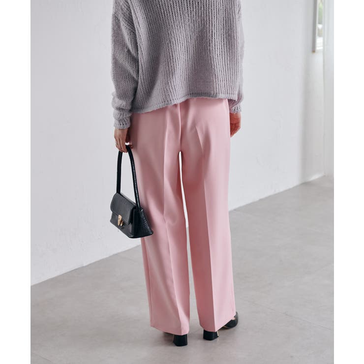 機能付！美脚シルエットセンタープレスワイドパンツ | RANAN | 詳細画像30 