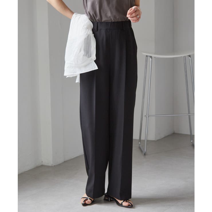 機能付！美脚シルエットセンタープレスワイドパンツ | RANAN | 詳細画像5 