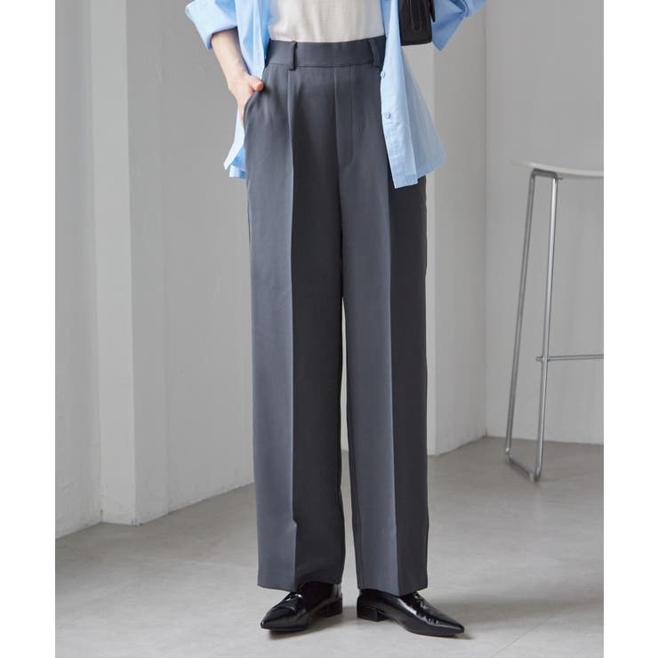 機能付！美脚シルエットセンタープレスワイドパンツ | RANAN | 詳細画像8 