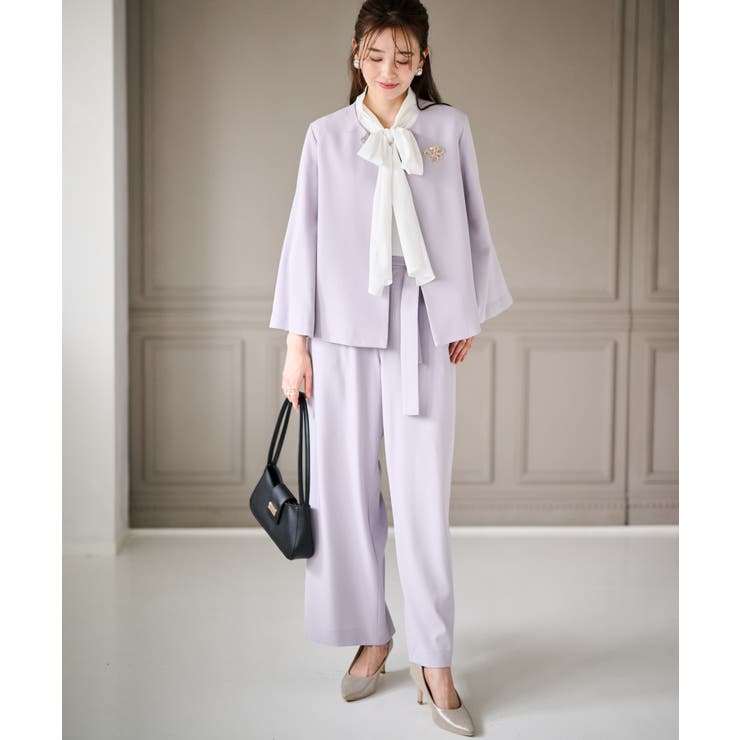 【2点セット】ケープジャケットワイドパンツセットアップ | RANAN | 詳細画像16 