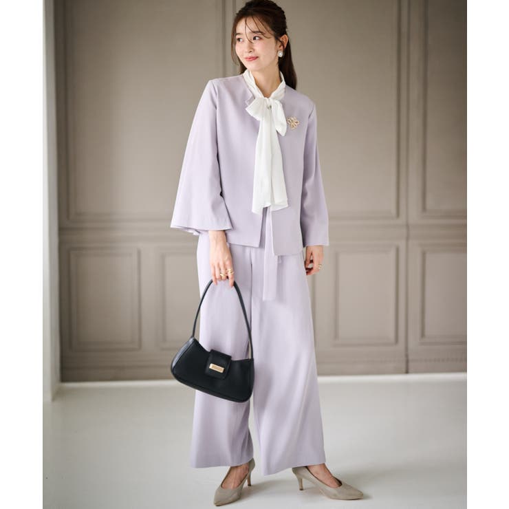 【2点セット】ケープジャケットワイドパンツセットアップ | RANAN | 詳細画像17 