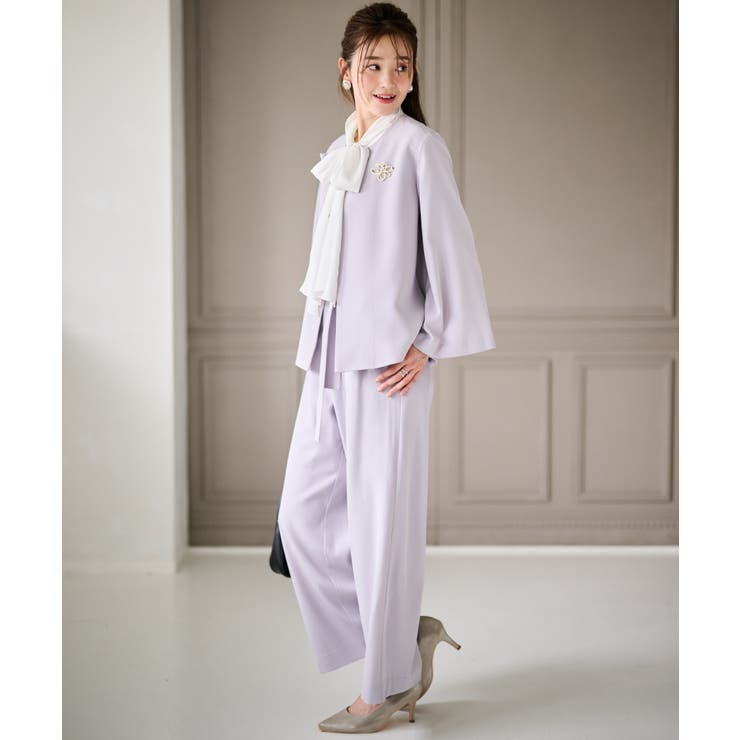 【2点セット】ケープジャケットワイドパンツセットアップ | RANAN | 詳細画像20 