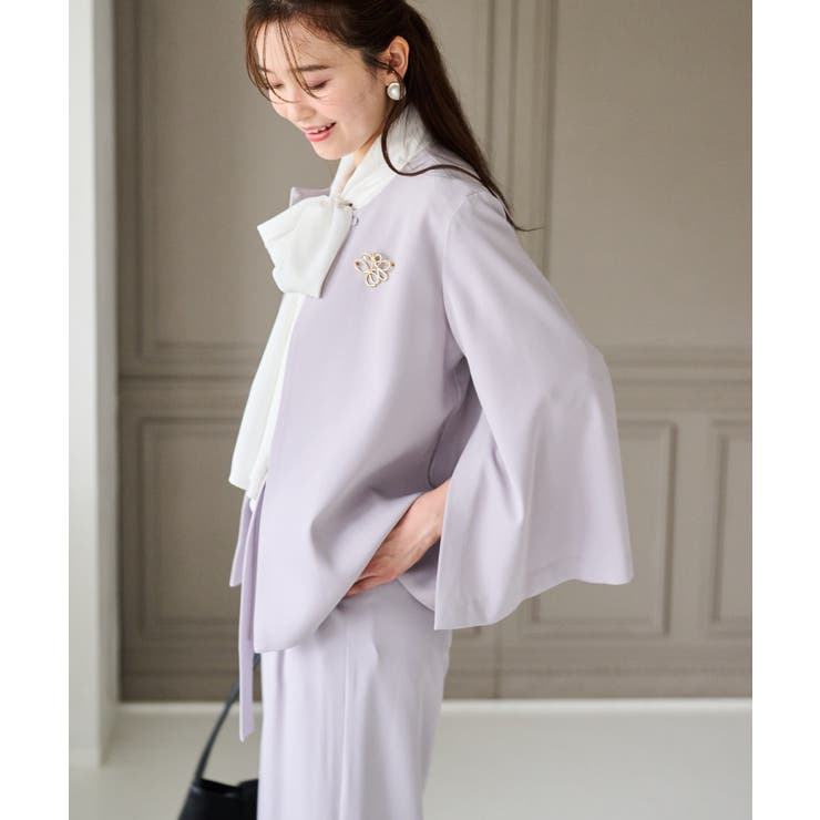 【2点セット】ケープジャケットワイドパンツセットアップ | RANAN | 詳細画像22 