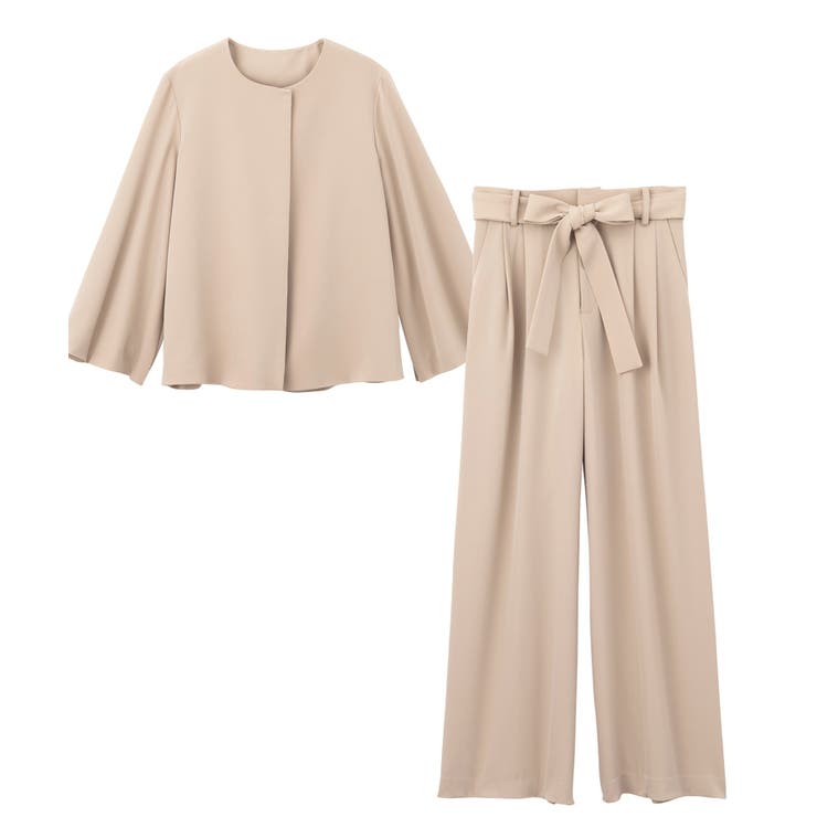 【2点セット】ケープジャケットワイドパンツセットアップ | RANAN | 詳細画像40 