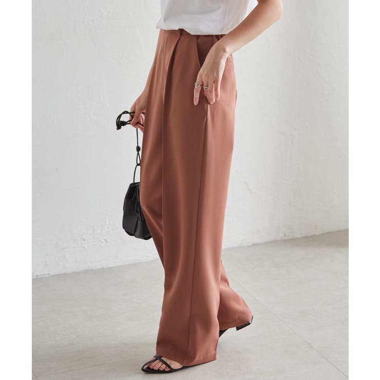 機能付！美脚シルエットセンタープレスワイドパンツ | RANAN | 詳細画像13 