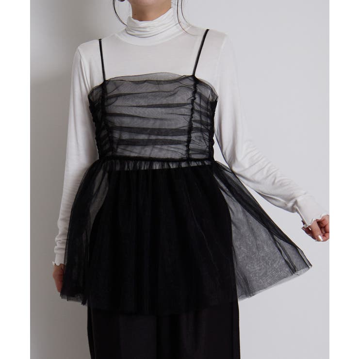 ラメチュールペプラムキャミソール | RANAN | 詳細画像22 