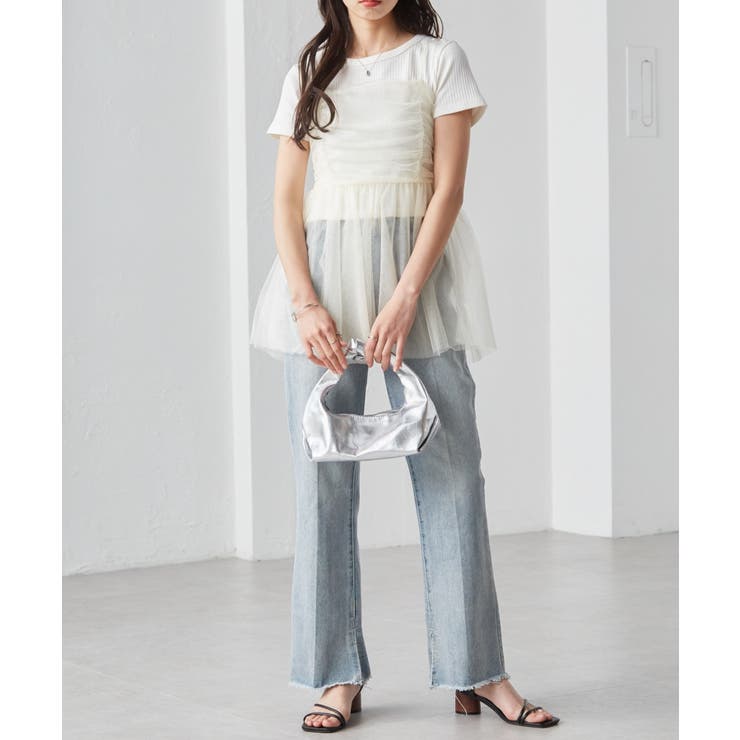 ラメチュールペプラムキャミソール | RANAN | 詳細画像8 