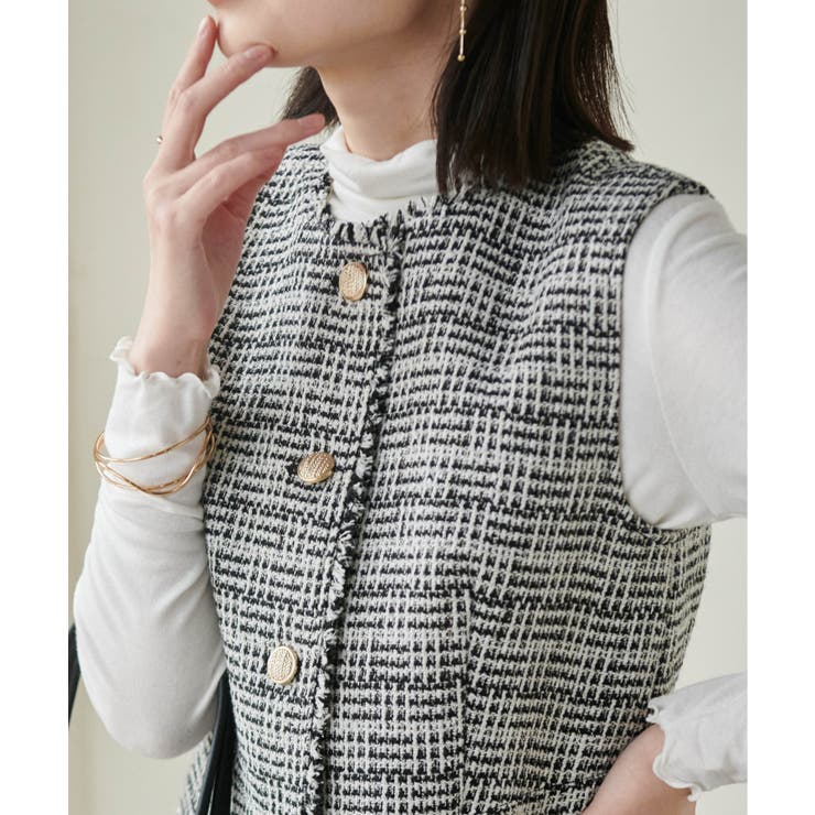 ペプラムツイードジレ | RANAN | 詳細画像14 