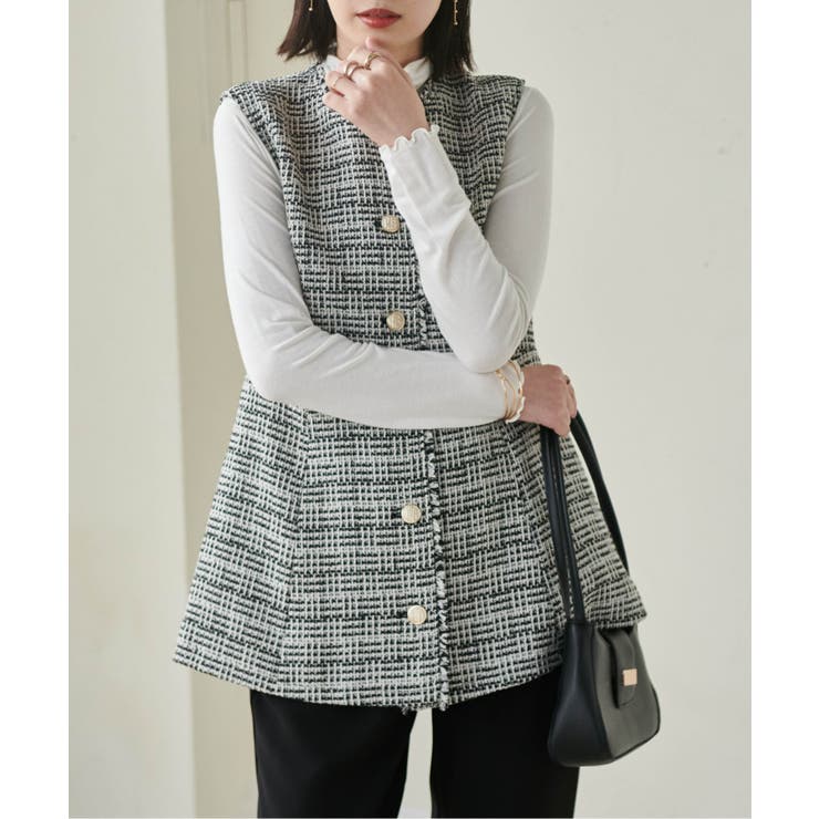 ミックス | ペプラムツイードジレ | RANAN