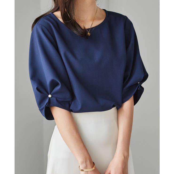 袖タックデザインきれい見えブラウス | RANAN | 詳細画像10 