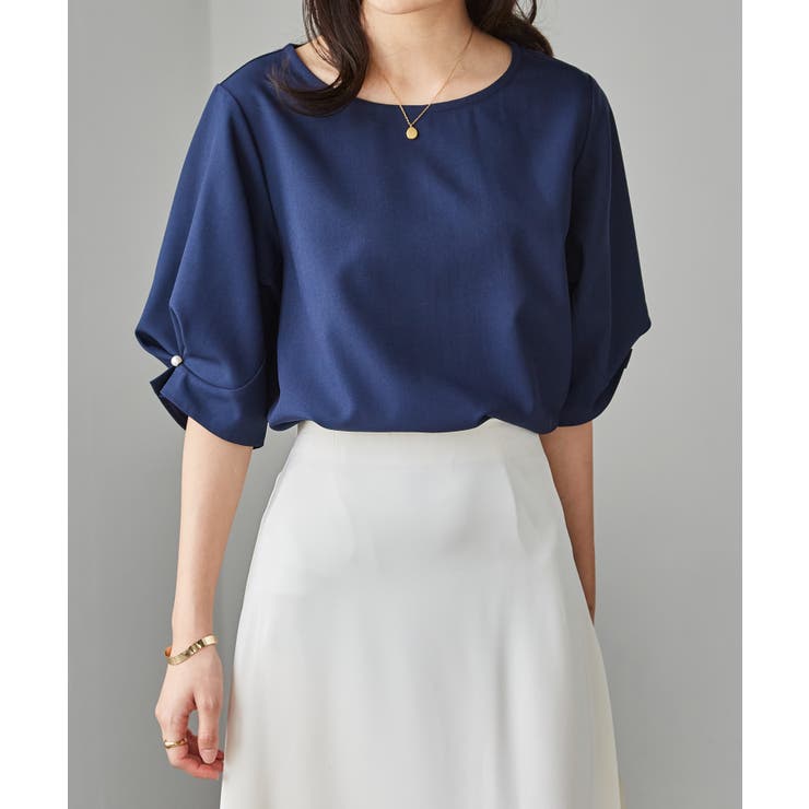 袖タックデザインきれい見えブラウス | RANAN | 詳細画像11 