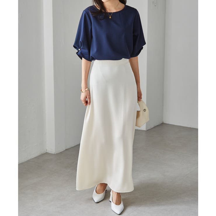 袖タックデザインきれい見えブラウス | RANAN | 詳細画像13 