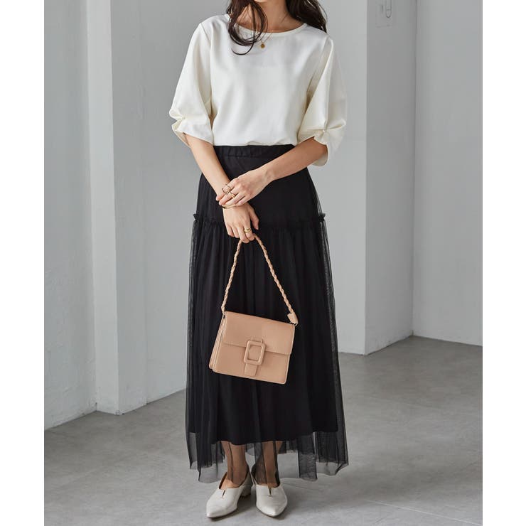 袖タックデザインきれい見えブラウス | RANAN | 詳細画像19 